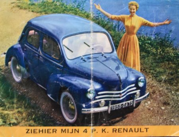 Renault 4 CV Modelprogram 1958 Carbrochure (6963)